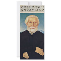 Portrait Of Jakob Ziegler By Huber Wolf Custom Rack Card