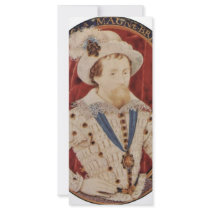 Portrait Of James I, King Of England Oval By Hilli Customized Rack Card