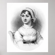 Portrait of Jane Austen Print