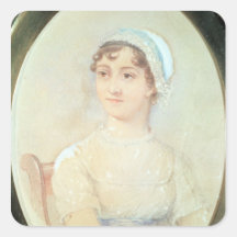 Portrait of Jane Austen Sticker