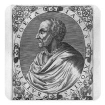 Portrait of Jean Antoine de Baif Stickers