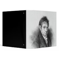 Portrait of Jean Baptiste Say Vinyl Binder