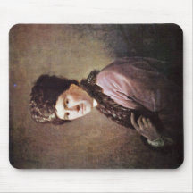 Portrait Of Jean-Jacques Rousseau By Allan Ramsay Mouse Pad
