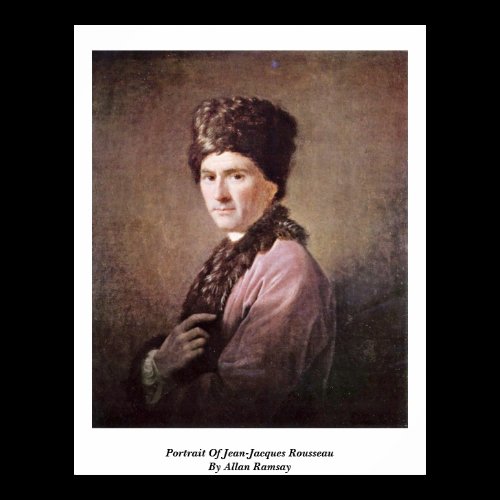 Portrait Of Jean-Jacques Rousseau By Allan Ramsay Posters