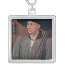 Portrait of Jean Lefevre de Saint-Remy Necklaces