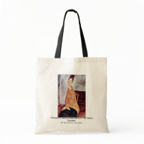 Portrait Of Jeanne Hébuterne In The Yellow Sweater Tote Bags