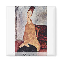 Portrait Of Jeanne Hébuterne In The Yellow Sweater Magnet
