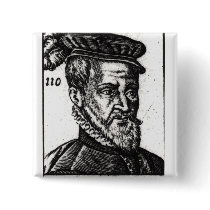 Portrait of Joachim du Bellay Pinback Buttons
