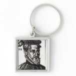 Portrait of Joachim du Bellay Key Chains