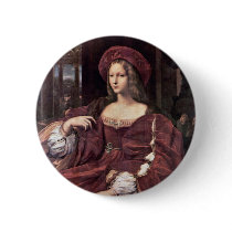 Portrait Of Joanna Of Aragon By Raffael Button