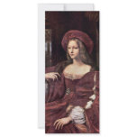 Portrait Of Joanna Of Aragon By Raffael Customized Rack Card