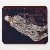 Portrait Of Johann Harms By Schiele Egon Mousepads
