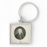 Portrait of Johann Sebastian Bach Keychain