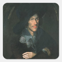 Portrait of John Donne, c.1595 Sticker