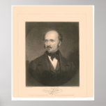 Portrait of John Sutter (1679A) - Restored Poster