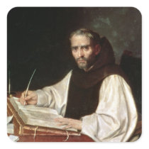 Portrait of Jose de Siguenza, prior and librarian Stickers