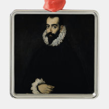 Portrait of Juan Alfonso de Pimentel y Herrera Christmas Tree Ornaments