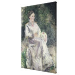 Portrait of Julie Velay, Wife of the Artist Stretched Canvas Prints