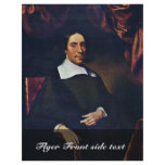 Portrait Of Justus Criex By Maes Nicolaes flyers