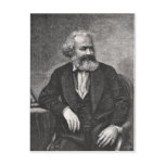 Portrait of Karl Marx  1857 Postcards