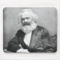 Portrait of Karl Marx Mousepads