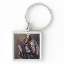 Portrait of King Alfonso XIII of Spain , 1927 Keychain