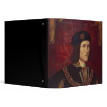 Portrait of King Richard III Vinyl Binders