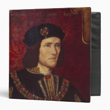Portrait of King Richard III Vinyl Binders