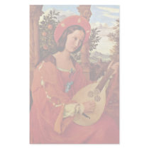 Portrait Of Klara Bianka Von Quandt With Lute By J Stationery Design