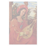 Portrait Of Klara Bianka Von Quandt With Lute By J Stationery Design
