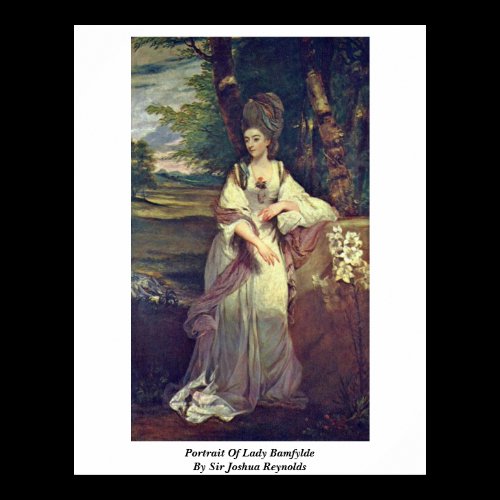 Portrait Of Lady Bamfylde By Sir Joshua Reynolds Posters
