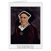 Portrait Of Lady Margaret Butts Greeting Cards