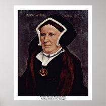 Portrait Of Lady Margaret Butts Print