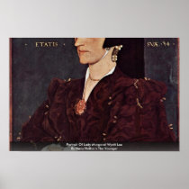 Portrait Of Lady Margaret Wyatt Lee Print