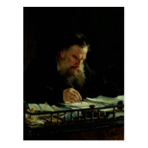 Portrait of Lev Tolstoy Post Cards