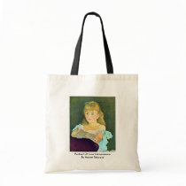 Portrait Of Lina Câmpineanu By Manet Edouard Tote Bags