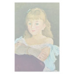 Portrait Of Lina Câmpineanu By Manet Edouard Stationery Paper