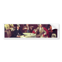 Portrait Of Lord George Graham In His Cabin Bumper Stickers