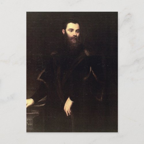Portrait of Lorenzo Soranzo by Tintoretto Postcards