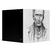 Portrait of Louis Braille Binder