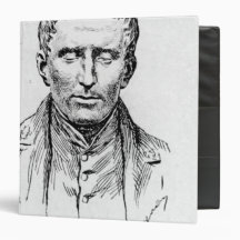 Portrait of Louis Braille Binder