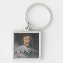 Portrait of Louis of Bourbon  Count of Soissons Keychains