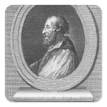 Portrait of Ludovico Ariosto Square Stickers