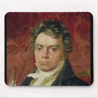 Portrait of Ludwig Van Beethoven mousepad