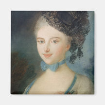 Portrait of Madame Balzac, c.1798 Magnet