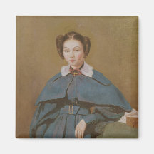 Portrait of Madame Baudot, the Artist's Niece Refrigerator Magnets