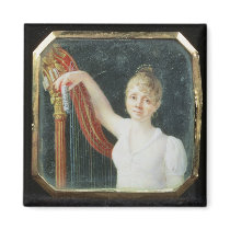 Portrait of Madame Beaumont Refrigerator Magnets