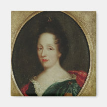 Portrait of Madame Champmesle Fridge Magnets