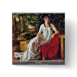 Portrait Of Madame Cotta (Wilhelmina Cotta Pinback Button