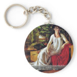 Portrait Of Madame Cotta (Wilhelmina Cotta Keychain